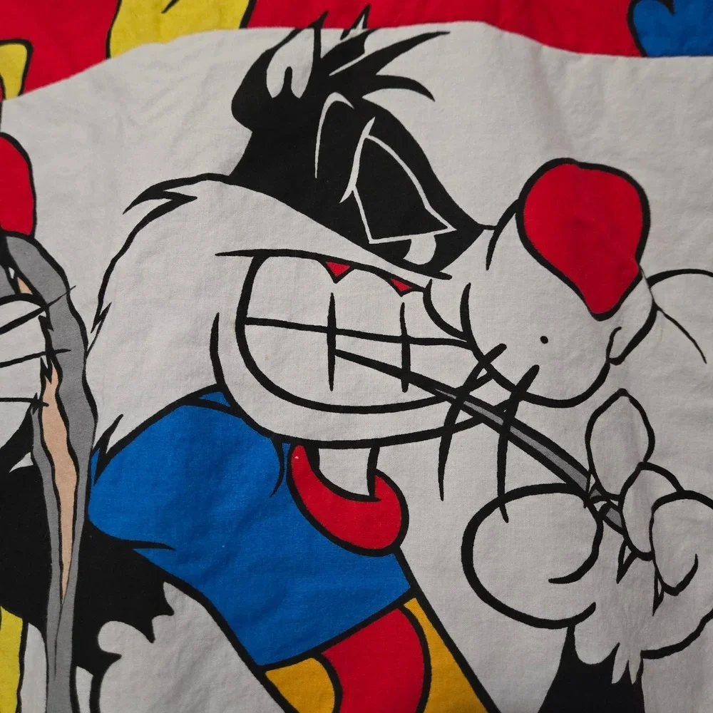 Vintage Looney Tunes Sylvester the Cat Comforter Reversible Multi Color Bedding